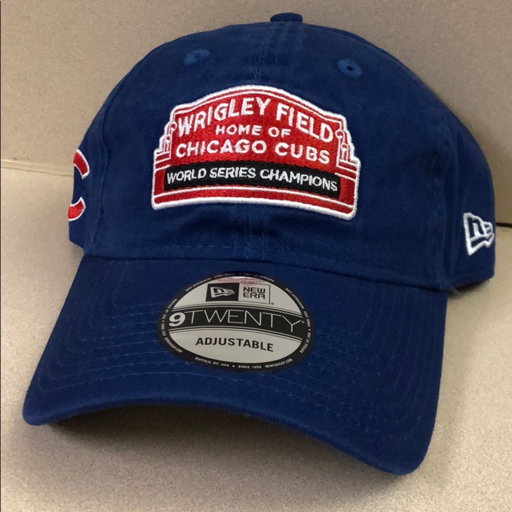 ChiCubsWorldSeriesChampionsVintageDadHatStrapback